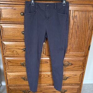 Loft Outlet Dark Gray Slim Fit Pants
